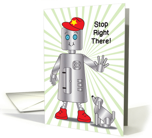 Thank you, for Kids, Robots card (921591)
