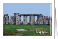Thank you, to World History Teacher, Stonehenge card