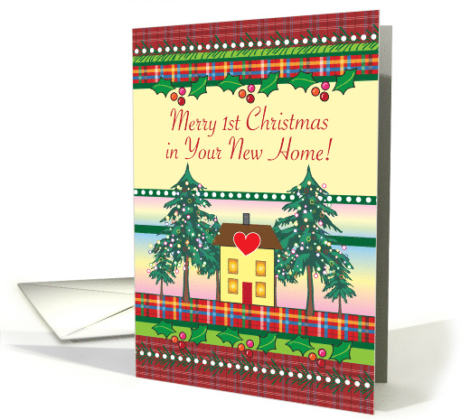 Merry 1st Christmas in New Home card (934367)