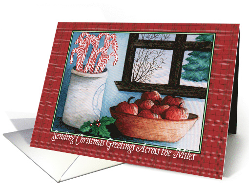 Christmas, Across the Miles, Aunt & Uncle card (934474)