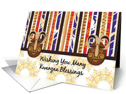 Kwanzaa Blessing, Son and Daughter in Law card (936122)