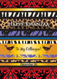 Kwanzaa to Colleague...