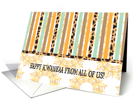 Kwanzaa from all of us card (936521)