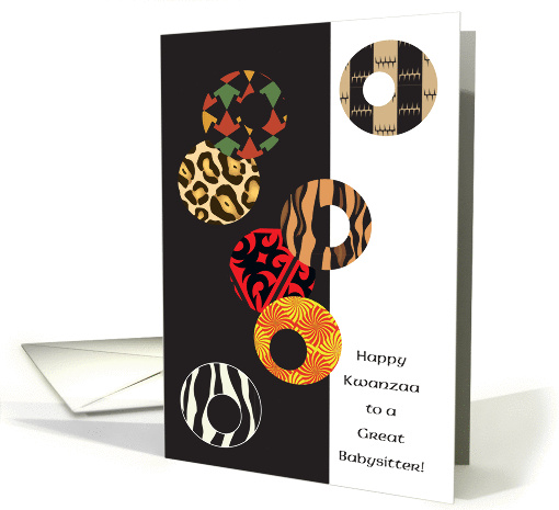 Happy Kwanzaa for a babysitter card (936857)