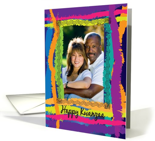 Kwanzaa Photo Card, from our house to yours card (937724)