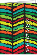 Kwanzaa for co-worker/colleague, abstract card