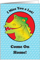 Missing You, Gator Theme card