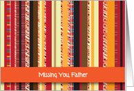 Missing You, to Estranged Father card