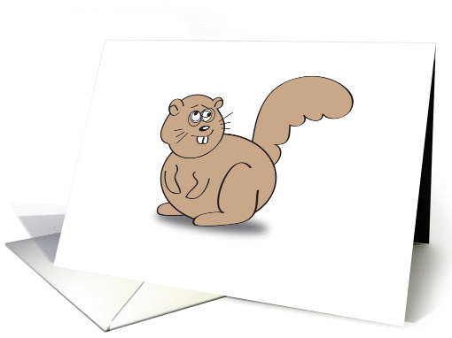 Missing You, Squirrel Theme, crazy squirrel card (965349)