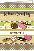 National Cookie Day, Dec. 4, cookies card