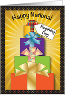 National Regifting Day, colorful presents card