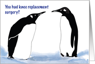 Get Well from Knee Replacement Surgery card
