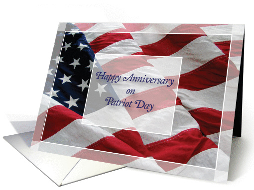 Happy Wedding Anniversary on Patriot Day card (984535)