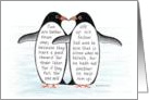 penguin love card