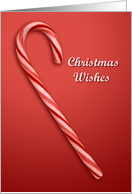 Christmas Candy Cane card