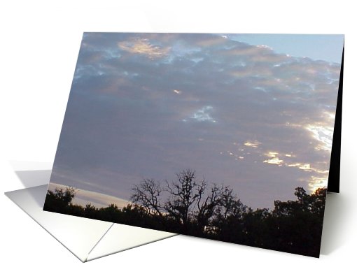 Blue Sky Sunrise card (453628)