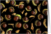 Chestnuts card