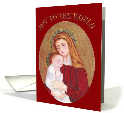Madonna and Child, Christmas card (1750918)
