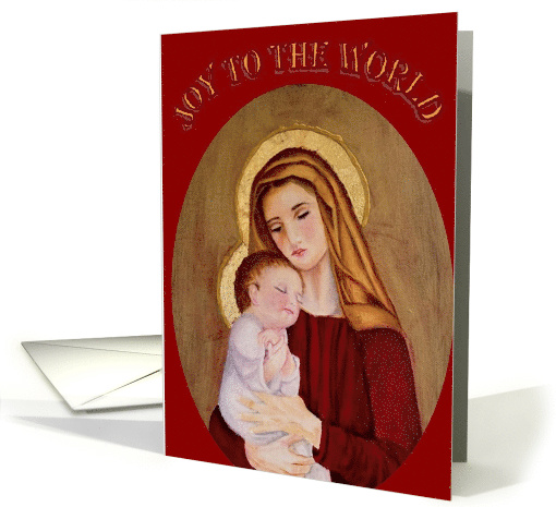 Madonna and Child, Christmas card (1750920)