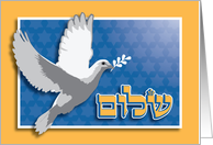 Shalom Dove - Rosh Hashanah Jewish New Year card