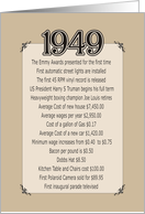 1949 Facts card