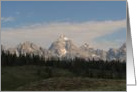 Early Morning: The Grand Teton card