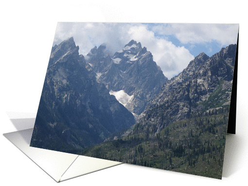 The Grand Tetons Up Close card (1140920)