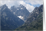 The Grand Tetons Up Close card