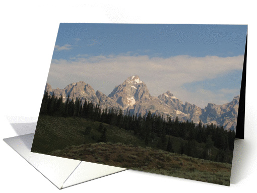 Early Morning: The Grand Teton card (1141912)