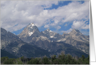 The Grand Tetons, Wyoming card