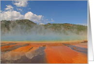 Grand Prismatic Spring, Yellowstone card