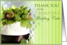 Thank You For the Beautiful Wedding Cake card