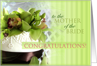 Congratulations to the mother of the bride card