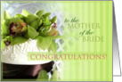 Congratulations to the mother of the bride card