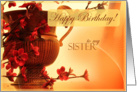 Happy Birthday Sister card