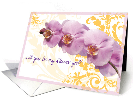 Will you be my flower girl? card (472305)