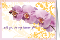 Will you be my flower girl? card