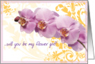 Will you be my flower girl? card