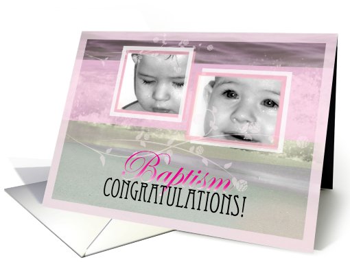 Baptism Congratulations card (477623)