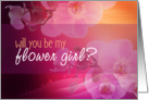 Will you be my flower girl? card