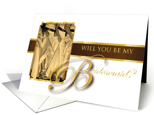 Will you be My Bridesmaid? card (484078)