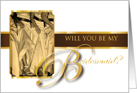 Will you be My Bridesmaid? card