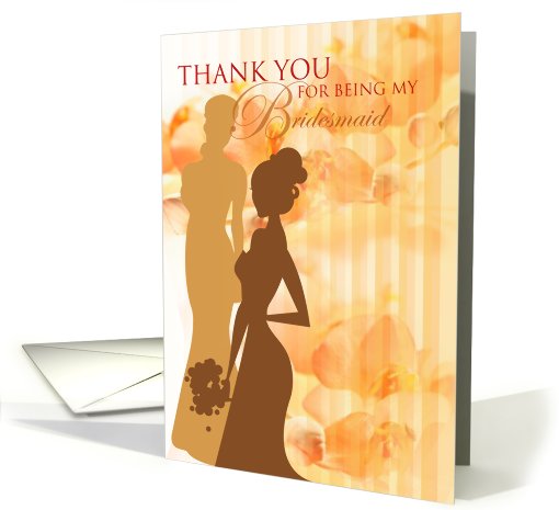 Thank You Briedesmaid card (554286)