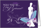 Will you be my bridesmaid Cousin? card