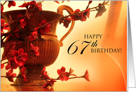 Happy 67th Birthday card