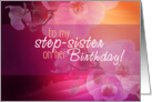Happy Birthday Step-sister card