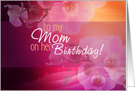 Happy Birthday Mom card