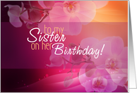 Happy Birthday Sister card
