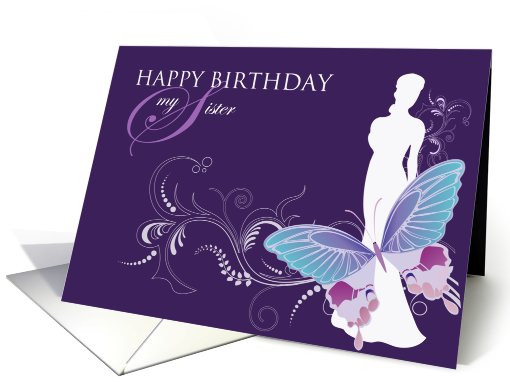 Happy Birthday Sister card (574741)