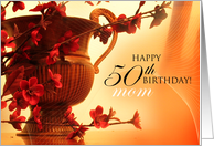 Happy 50th Birthday Mother card
